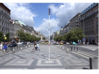 'The White Stick' at the Wenceslas Square 
