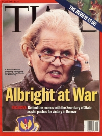 Na titulní straně časopisu Time, 1999