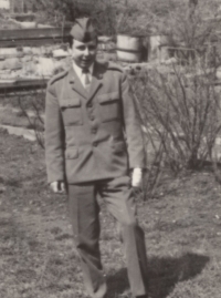 Milan Ján in the military uniform, 1972