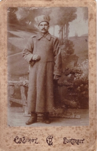 Dědeček v ruském zajetí, asi 1917
