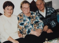 S manželkou a dcerou