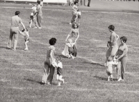 Spartakiáda – cvičení rodičů s dětmi Pardubice 2