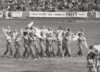 Spartakiáda – cvičení rodičů s dětmi Pardubice