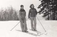 Vendulka Jozífová na lyžích