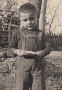Helmut Bernert v dětství v Opavě