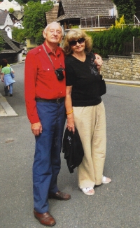 With his wife Ilona, circa 2000
