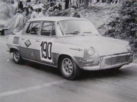 Jiří Moskal's car Škoda 1000 MB, Bozkov-Semily, 1974