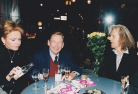 With Václav Havel and Dagmar Havlová