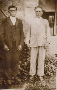 Zleva Václav a Josef Klepáčkovi, bratři pamětnice