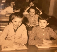 Irena Wünschová, 1. třída ZŠ Klatovy, 1963