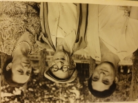 1965, Michal with his mother and her father.

