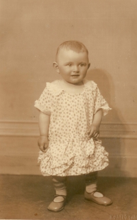 One-year-old Libuše. Nová Ves, 1929