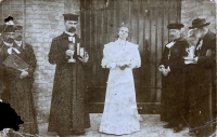 Svěcení kostela v Českém Boratíně v roce 1907
