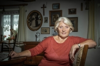 Annelies Schölerová v domě v Horním Sedle