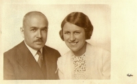 Svatba rodičů JIřího a Boženy Mergerových, 1934