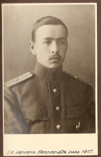 Jiří Merger starší v Petrohradu, 1917