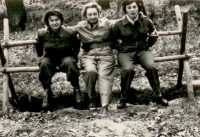 Libuše Šubrtová první vpravo, jako vedoucí a školitelka Československého červeného kříže, Praha Smíchov, 60. léta