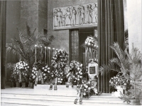 Pohřeb Jiřího Mergera staršího, 1971
