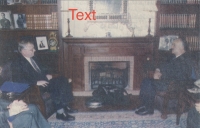 František Vízek s bratrem jordánského krále, 1998