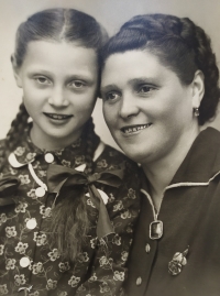 Annelies Schölerová s maminkou Annou