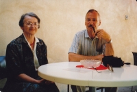 With a german friend Erhardt in Baunatal, 1994