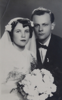 Svatební foto, 5. srpna 1950
