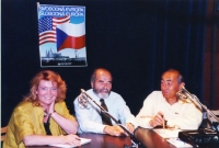 With Pavel Tigrid a Milan Schulz, about 1990