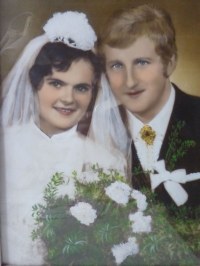 Svatba Petra Tyráčka a Evy Policarové, 1969