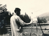 Josef Achrer, his father 1962