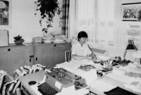 Radana Květová v Lázních Aurora, cca 1984