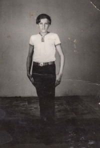 Adolf Kopřiva v patnácti letech