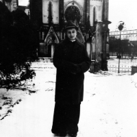 Rudolf Sikora as a chaplain in Český Těšín / late 1970s 