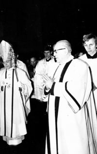 Rudolf Sikora (vpravo) / Olomouc / 1974