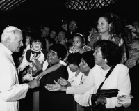 Meeting Pope John Paul II / Rome / August 1989 

