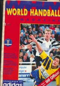 Jiří Kotrč na titulní straně časopisu World Handball v roce 1995
