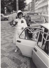 Alena Vondrášková – svatba s Pavlem Vondráškem, 1979