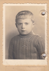 Vladimír Novotný na dětském snímku