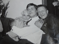 In the photo (from left): the wife of the witnesses uncle Kalman, Branislav, the witnesses uncle