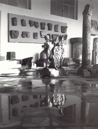 Lapidárium v roce 1973. Od roku 1967 bylo v havarijním stavu