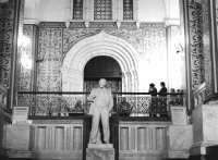 Výstava o Janu Žižkovi ve Státním historickém muzeu na Rudém náměstí v Moskvě. Foto 24. listopadu 1978