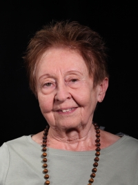 Helena Koníčková při natáčení ve studiu v Liberci