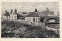 Pohled mamince od tatínka v době války – Hlavní (Wilsonovo) nádraží