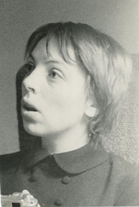 Miroslava Holubová, rozená Kišová, kolem roku 1967
