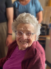 Růžena Píčová v Táboře v bytě své dcery v červnu 2021