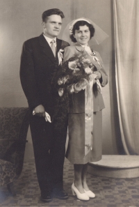 Svatební fotografie, rok 1956