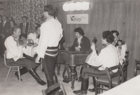 Varmužova cimbálová muzika v roce 1979, první generace, první zprava Josef Varmuža ml.