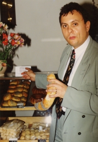 Vladimír Dlouhý ve Smékalově pekárně 