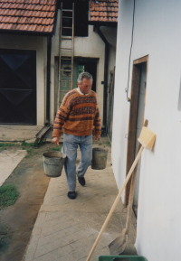 Josef Varmuža st., otec Josefa Varmuži ml. v roce 2015