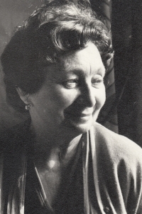 Witness's mother Jiřina Machová, 1970s