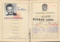Vojenská knížka Karla Peterky
